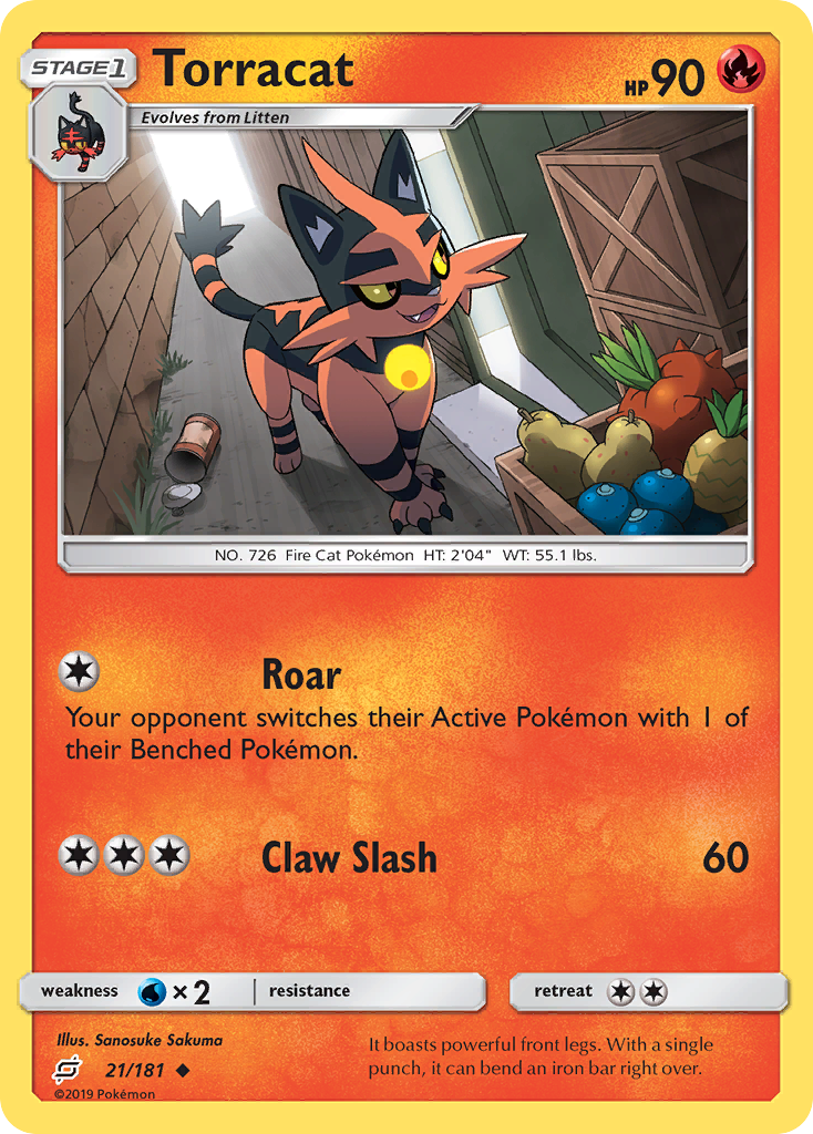 Torracat (21/181) [Sun & Moon: Team Up] | Exor Games New Glasgow