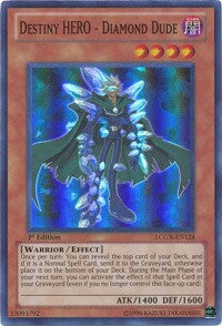 Destiny HERO - Diamond Dude [LCGX-EN124] Super Rare | Exor Games New Glasgow