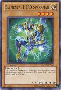 Elemental HERO Sparkman [LCGX-EN006] Common | Exor Games New Glasgow