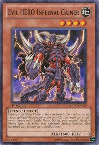 Evil HERO Infernal Gainer [LCGX-EN030] Common | Exor Games New Glasgow