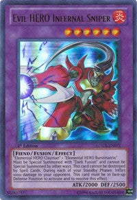 Evil HERO Infernal Sniper [LCGX-EN071] Ultra Rare | Exor Games New Glasgow