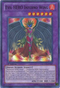 Evil HERO Inferno Wing [LCGX-EN067] Super Rare | Exor Games New Glasgow