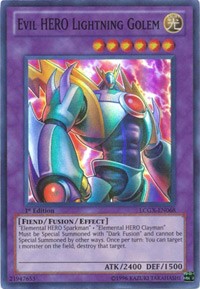 Evil HERO Lightning Golem [LCGX-EN068] Super Rare | Exor Games New Glasgow