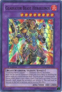 Gladiator Beast Heraklinos [LCGX-EN253] Super Rare | Exor Games New Glasgow