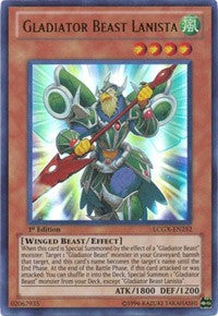 Gladiator Beast Lanista [LCGX-EN252] Ultra Rare | Exor Games New Glasgow