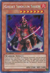 Great Shogun Shien [LCGX-EN233] Secret Rare | Exor Games New Glasgow