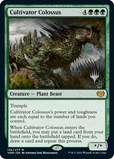 Cultivator Colossus (Promo Pack) [Innistrad: Crimson Vow Promos] | Exor Games New Glasgow