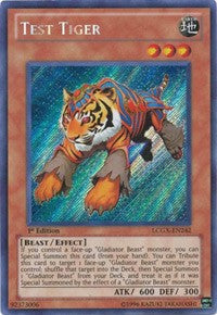 Test Tiger [LCGX-EN242] Secret Rare | Exor Games New Glasgow