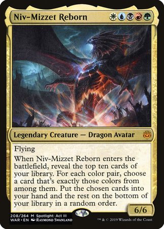 Niv-Mizzet Reborn [War of the Spark] | Exor Games New Glasgow