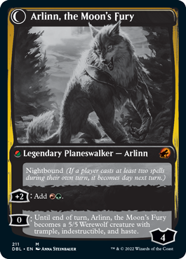 Arlinn, the Pack's Hope // Arlinn, the Moon's Fury [Innistrad: Double Feature] | Exor Games New Glasgow