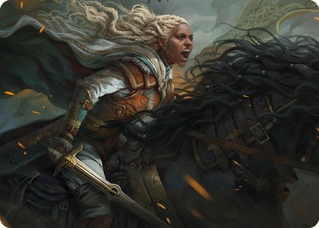 Eowyn, Fearless Knight Art Card [The Lord of the Rings: Tales of Middle-earth Art Series] | Exor Games New Glasgow