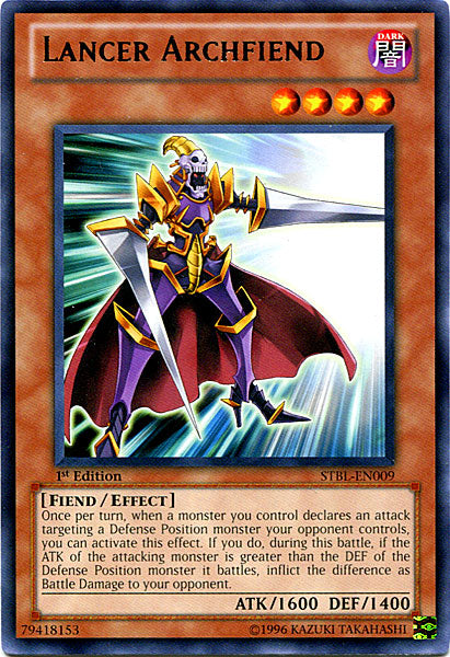 Lancer Archfiend [STBL-EN009] Rare | Exor Games New Glasgow