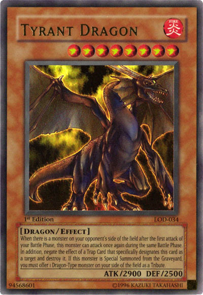 Tyrant Dragon [LOD-034] Ultra Rare | Exor Games New Glasgow