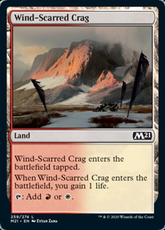 Wind-Scarred Crag [Core Set 2021] | Exor Games New Glasgow