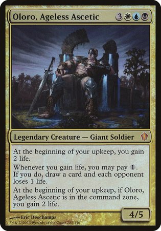 Oloro, Ageless Ascetic (Commander 2013) [Commander 2013 Oversized] | Exor Games New Glasgow