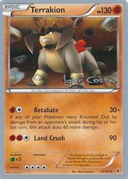 Terrakion (73/101) (Pesadelo Prism - Igor Costa) [World Championships 2012] | Exor Games New Glasgow