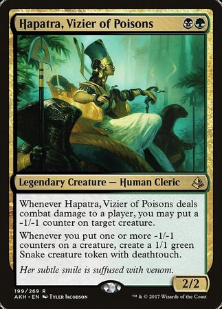 Hapatra, Vizier of Poisons [Amonkhet] | Exor Games New Glasgow