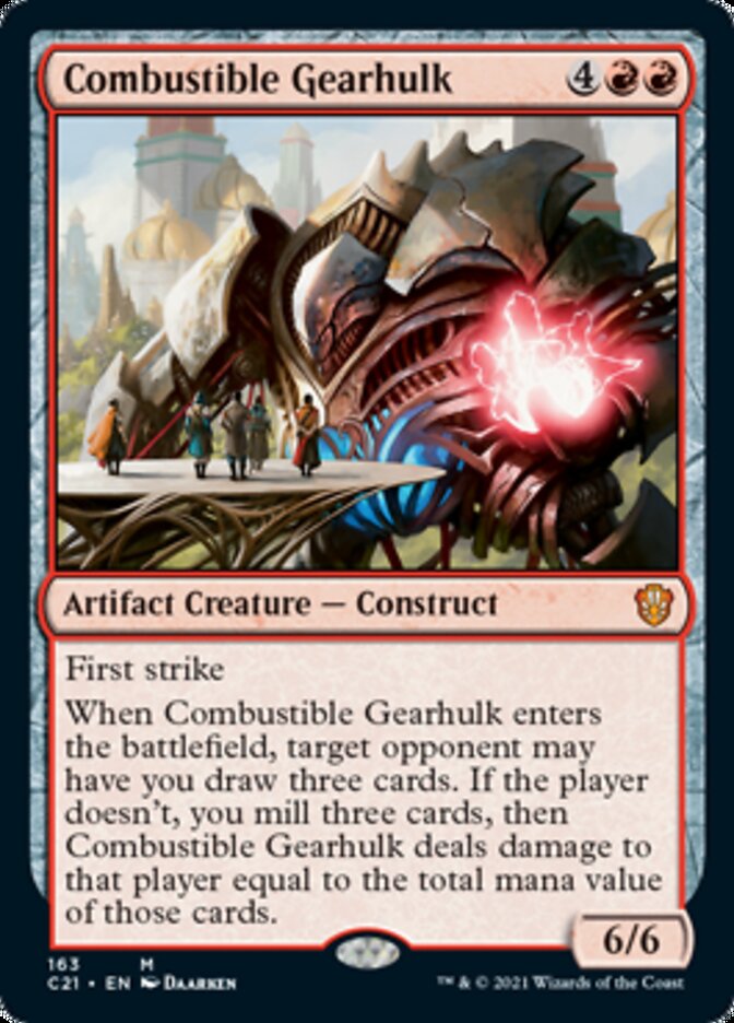 Combustible Gearhulk [Commander 2021] | Exor Games New Glasgow