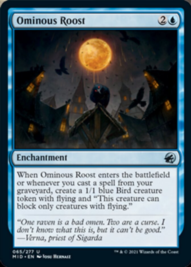 Ominous Roost [Innistrad: Midnight Hunt] | Exor Games New Glasgow