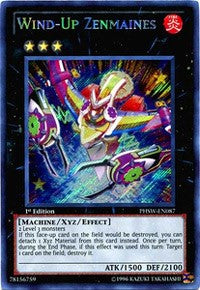 Wind-Up Zenmaines [PHSW-EN087] Secret Rare | Exor Games New Glasgow