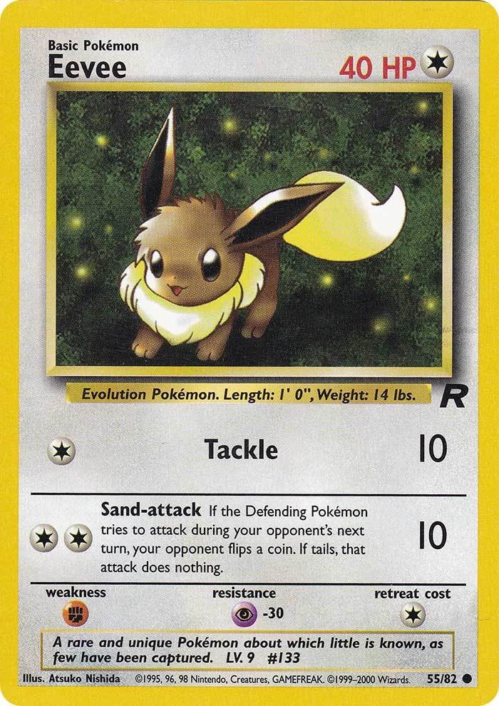 Eevee (55/82) [Team Rocket Unlimited] | Exor Games New Glasgow