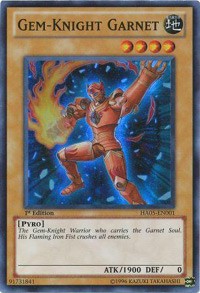 Gem-Knight Garnet [HA05-EN001] Super Rare | Exor Games New Glasgow