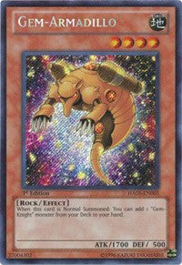 Gem-Armadillo [HA05-EN005] Secret Rare | Exor Games New Glasgow