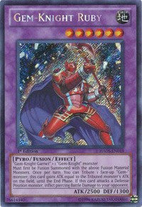 Gem-Knight Ruby [HA05-EN019] Secret Rare | Exor Games New Glasgow