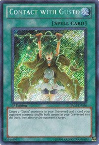 Contact with Gusto [HA05-EN056] Secret Rare | Exor Games New Glasgow