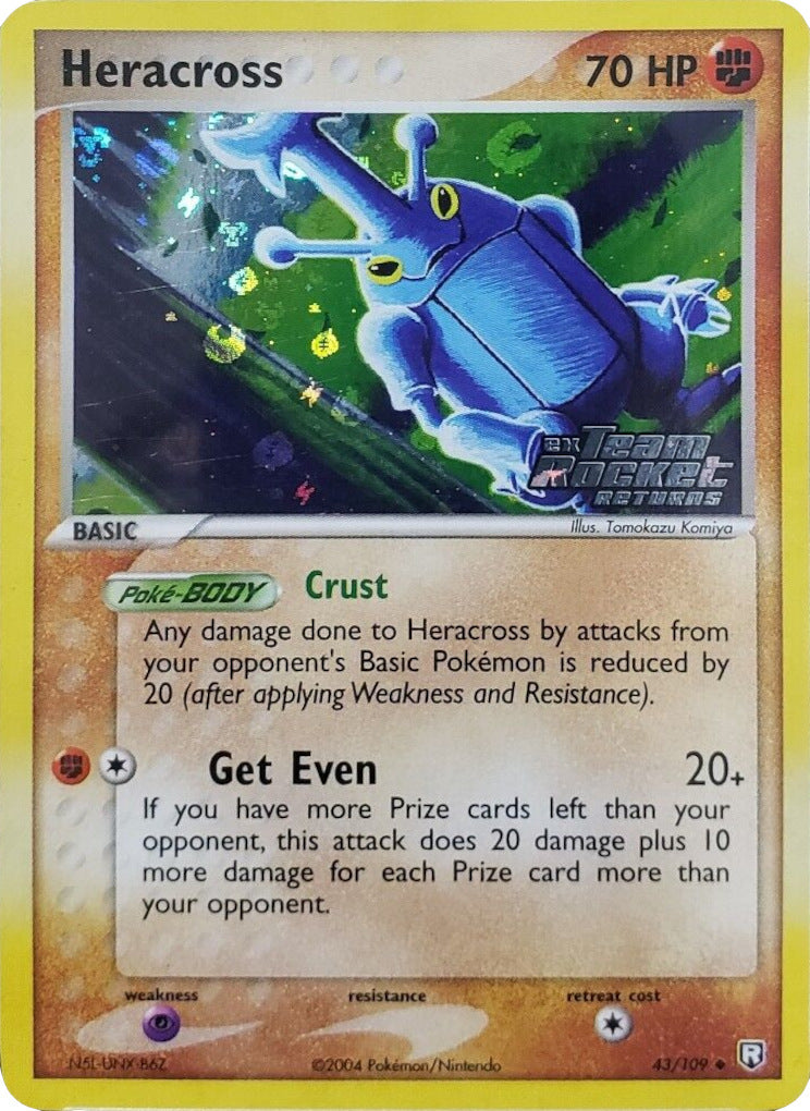 Heracross (43/109) (Stamped) [EX: Team Rocket Returns] | Exor Games New Glasgow