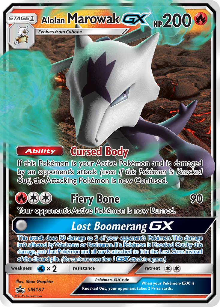 Alolan Marowak GX (SM187) [Sun & Moon: Black Star Promos] | Exor Games New Glasgow