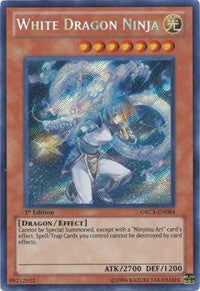 White Dragon Ninja [ORCS-EN084] Secret Rare | Exor Games New Glasgow