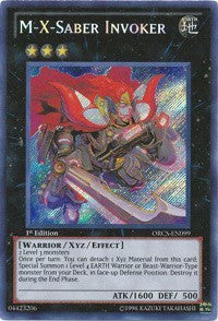 M-X-Saber Invoker [ORCS-EN099] Secret Rare | Exor Games New Glasgow