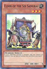 Elder of the Six Samurai [SAAS-EN001] Super Rare | Exor Games New Glasgow