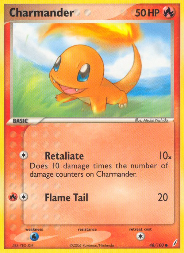 Charmander (48/100) [EX: Crystal Guardians] | Exor Games New Glasgow