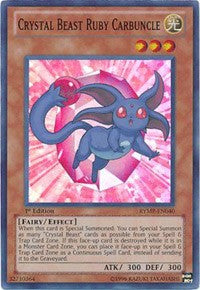 Crystal Beast Ruby Carbuncle [RYMP-EN040] Super Rare | Exor Games New Glasgow