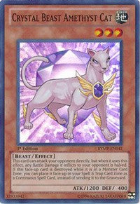 Crystal Beast Amethyst Cat [RYMP-EN041] Super Rare | Exor Games New Glasgow