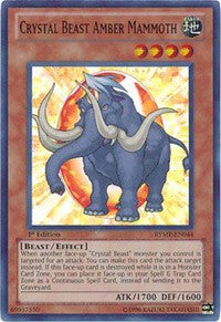 Crystal Beast Amber Mammoth [RYMP-EN044] Super Rare | Exor Games New Glasgow