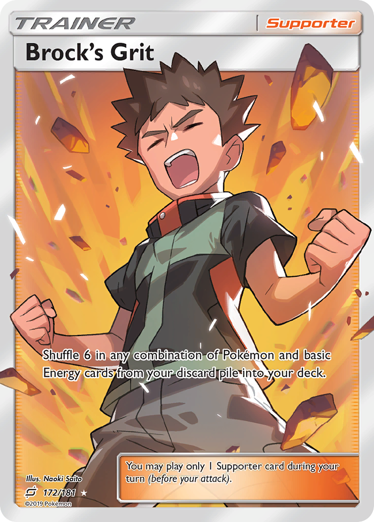 Brock's Grit (172/181) [Sun & Moon: Team Up] | Exor Games New Glasgow