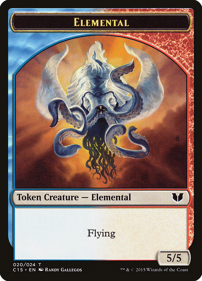 Drake // Elemental (020) Double-Sided Token [Commander 2015 Tokens] | Exor Games New Glasgow