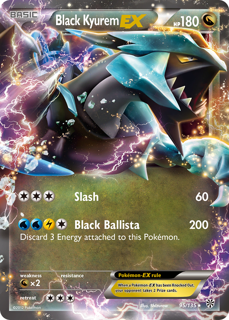 Black Kyurem EX (95/135) [Black & White: Plasma Storm] | Exor Games New Glasgow