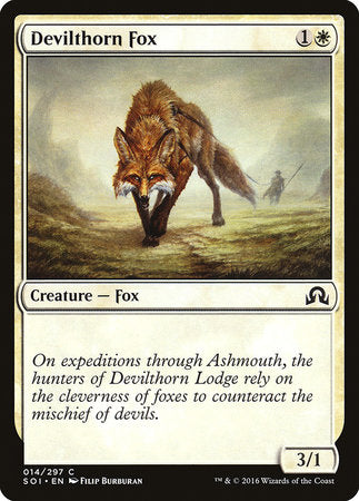 Devilthorn Fox [Shadows over Innistrad] | Exor Games New Glasgow