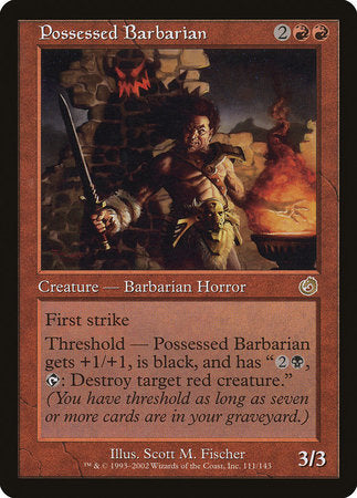 Possessed Barbarian [Torment] | Exor Games New Glasgow