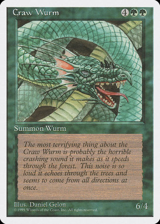 Craw Wurm [Fourth Edition] | Exor Games New Glasgow