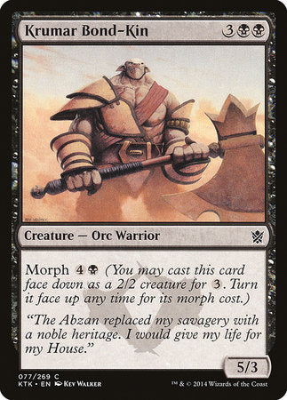 Krumar Bond-Kin [Khans of Tarkir] | Exor Games New Glasgow