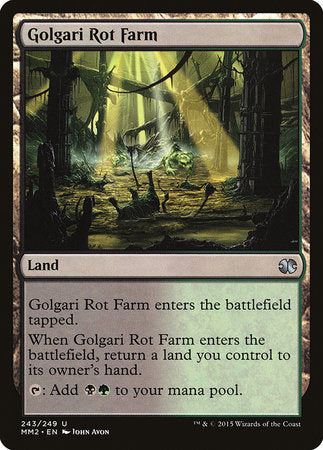 Golgari Rot Farm [Modern Masters 2015] | Exor Games New Glasgow