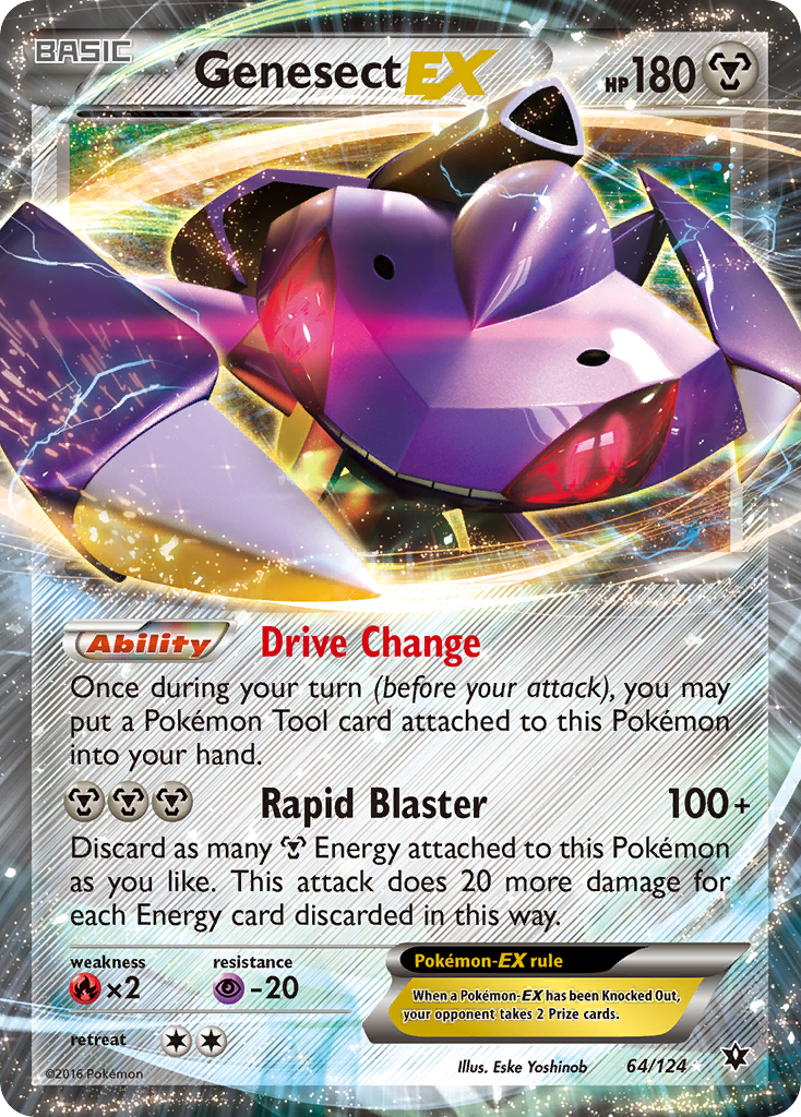 Genesect EX (64/124) [XY: Fates Collide] | Exor Games New Glasgow