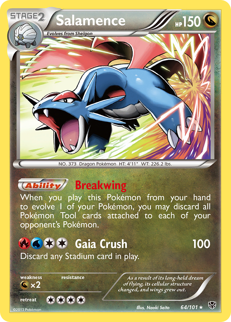 Salamence (64/101) [Black & White: Plasma Blast] | Exor Games New Glasgow