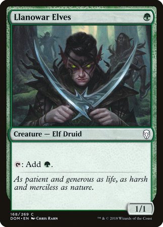 Llanowar Elves [Dominaria] | Exor Games New Glasgow