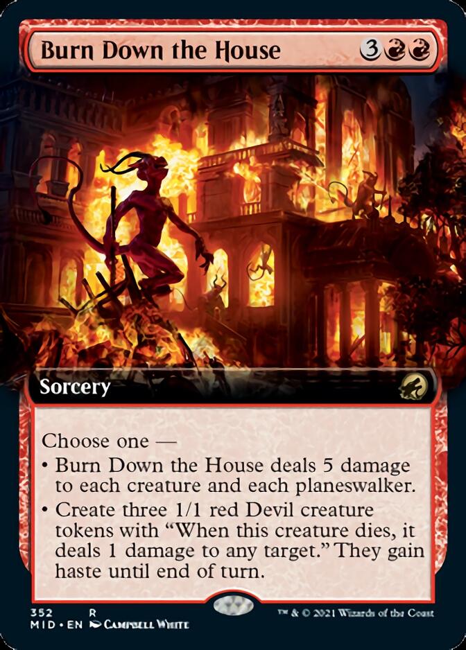 Burn Down the House (Extended) [Innistrad: Midnight Hunt] | Exor Games New Glasgow